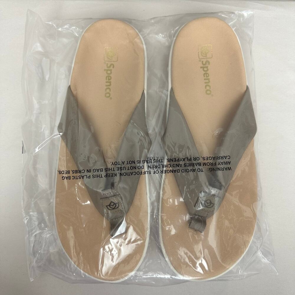 Spenco Victoria Arch Support Orthotic Sandals in Taupe Size 12 Casual Resortwear